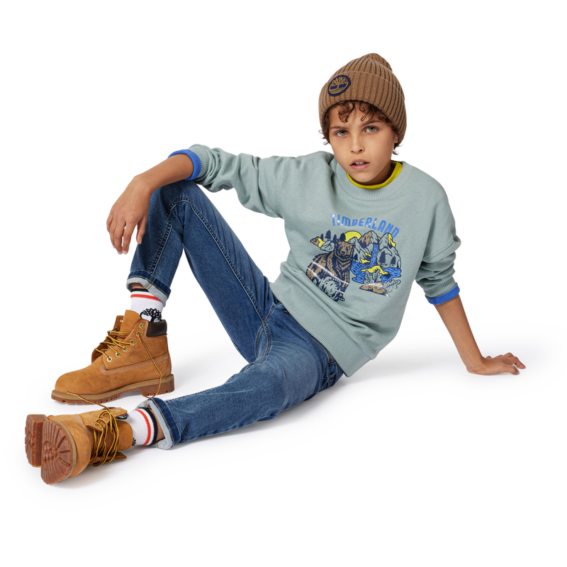 Denim gebreide broek TIMBERLAND 
                        BOY