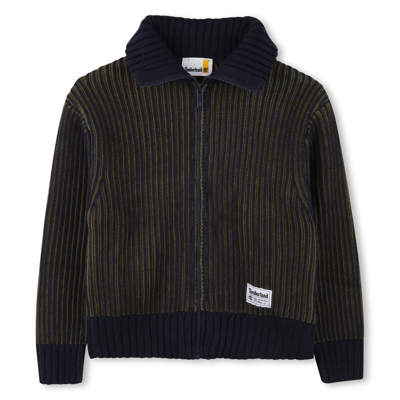 Gebreid vest met rits TIMBERLAND 
                        BOY