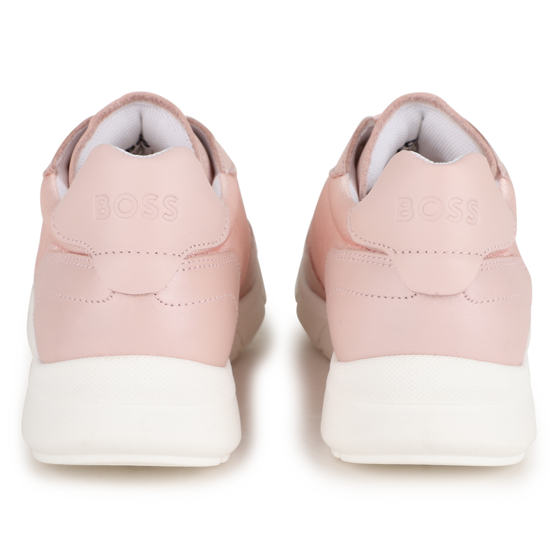 SNEAKERS MET VETERS BOSS 
                        GIRL