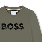 T-shirt met lange mouwen BOSS 
                    BOY