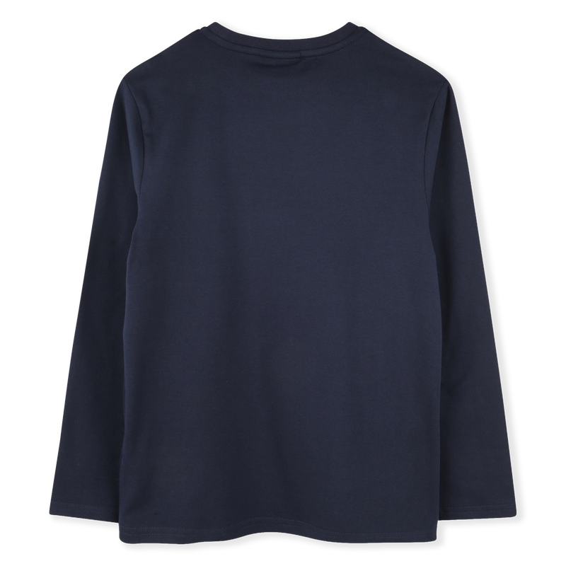 T-SHIRT MET LANGE MOUWEN BOSS 
                        BOY