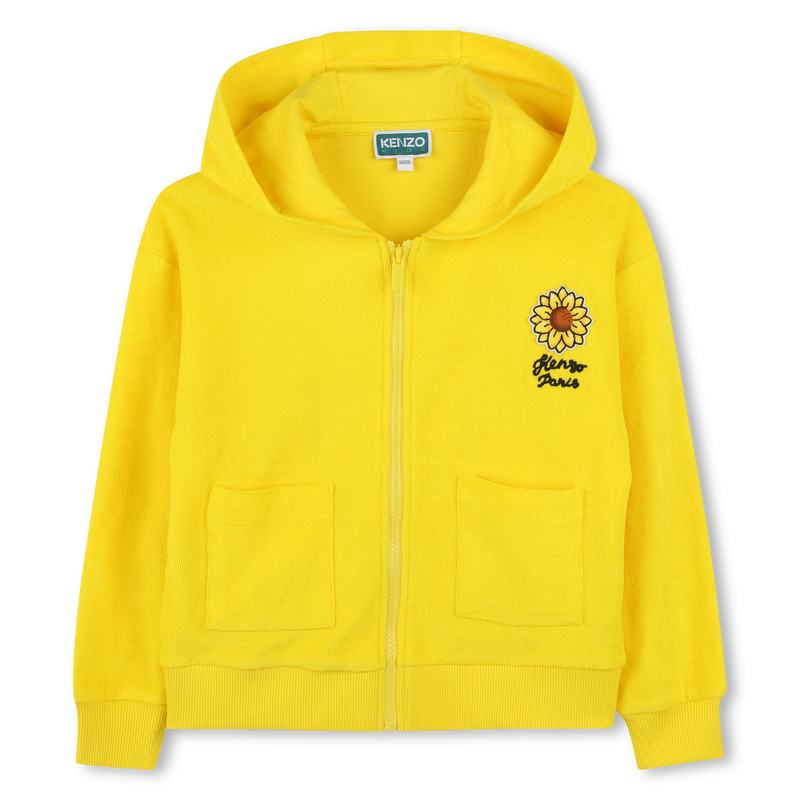 Badstoffen joggingvest KENZO KIDS 
                        MEISJE