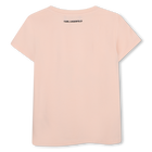 T-shirt met korte mouwen KARL LAGERFELD KIDS 
                    GIRL