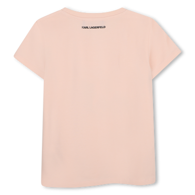 T-shirt met korte mouwen KARL LAGERFELD KIDS GIRL