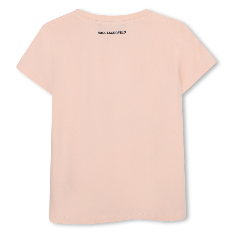 T-shirt met korte mouwen KARL LAGERFELD KIDS 
                        GIRL