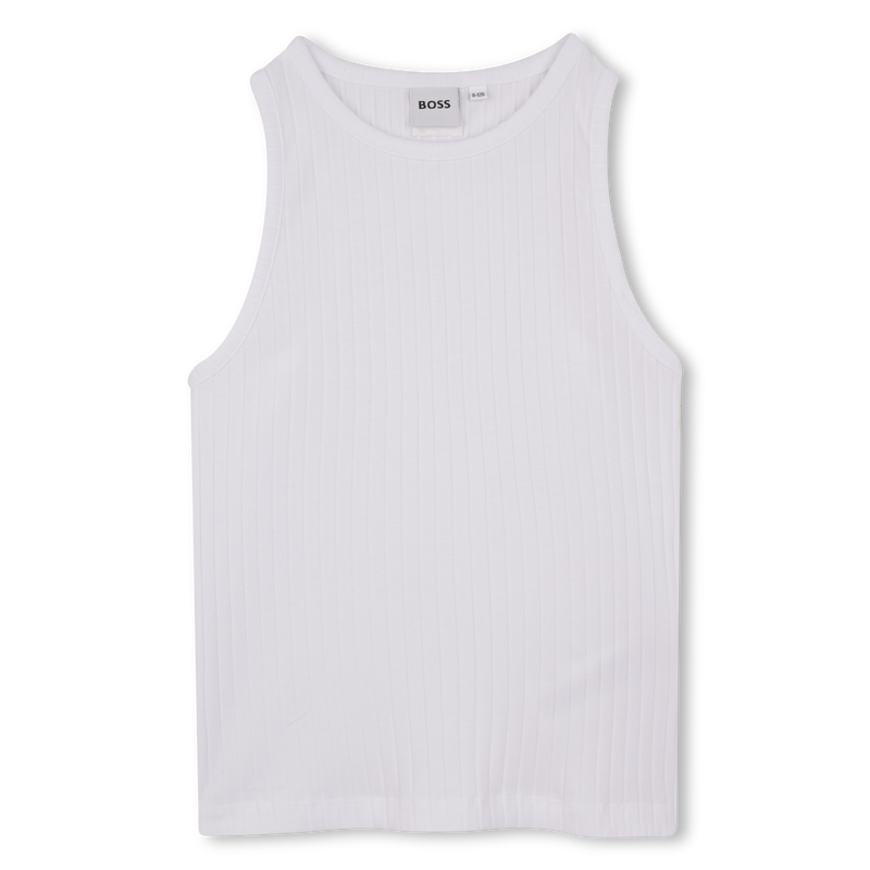 TANKTOP MET METALEN PLAAT BOSS 
                        GIRL