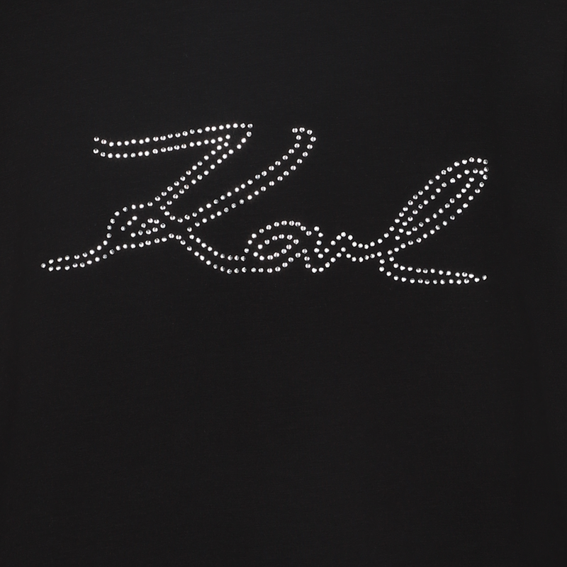 T-shirt met korte mouwen KARL LAGERFELD KIDS 
                        GIRL