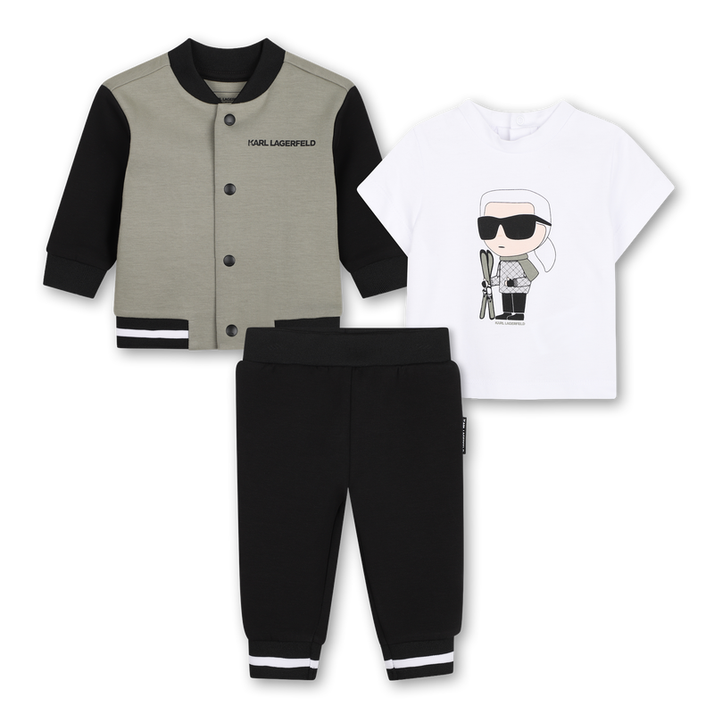 Joggingoutfit KARL LAGERFELD KIDS 
                        JONGEN