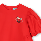 Jurk met ballonmouwen KENZO KIDS 
                    GIRL