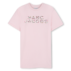 Jurk met korte mouwen, ROZE, hi-res