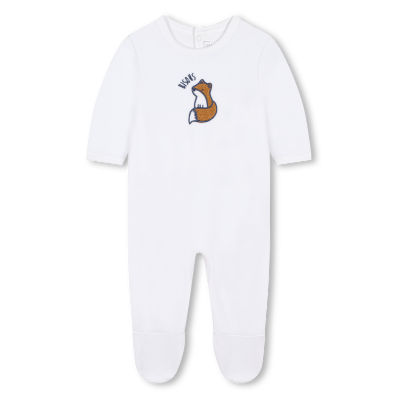 Pyjama van velours met vosje CARREMENT BEAU 
                        BOY