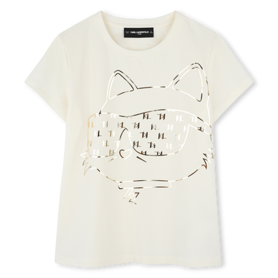 T-shirt met korte mouwen KARL LAGERFELD KIDS GIRL