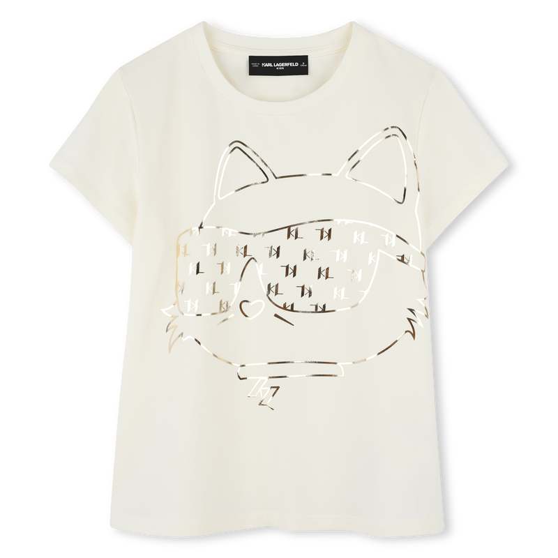 T-shirt met korte mouwen KARL LAGERFELD KIDS 
                        GIRL
