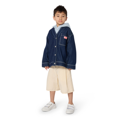 POPLIN BERMUDA SHORTS KENZO KIDS BOY