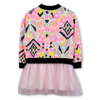Bi-materiaal jurk BILLIEBLUSH 
                    GIRL