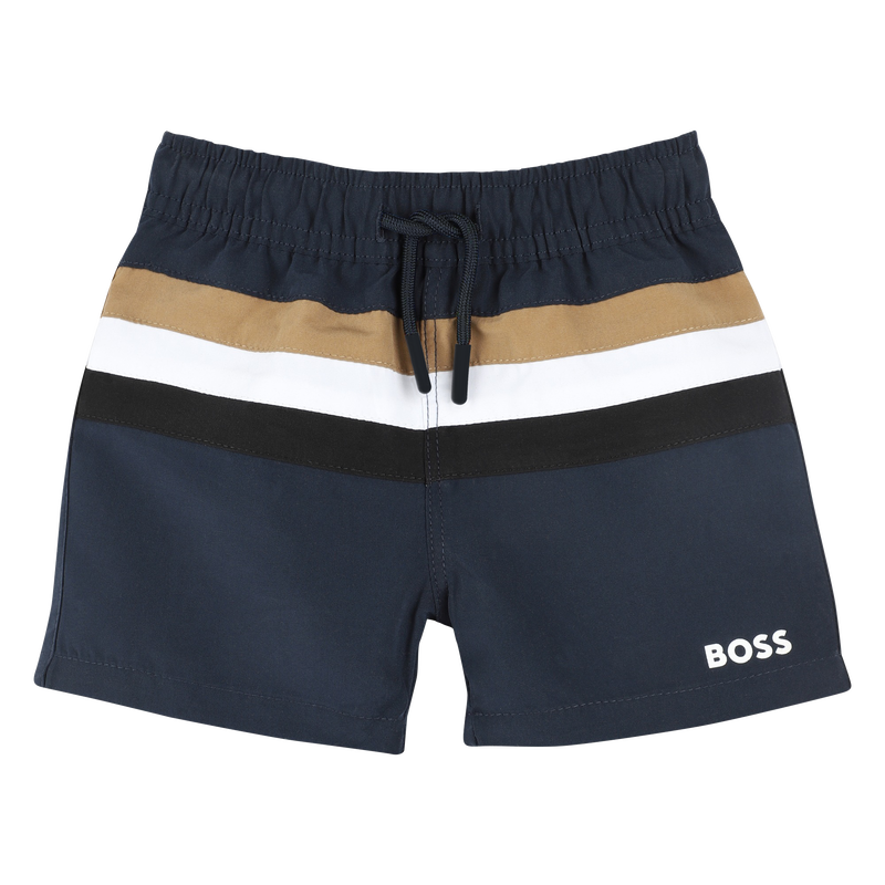Gestreepte zwemshort BOSS 
                        BOY