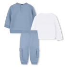 Set sweatshirt, broek en t-shirt KARL LAGERFELD KIDS 
                    BOY