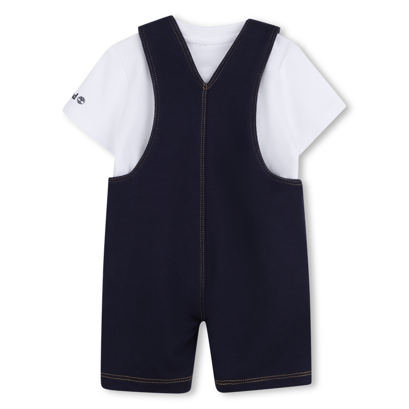 OVERALLS EN T-SHIRT SET TIMBERLAND 
                        BOY