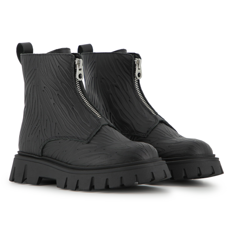 Rundlederen enkellaarsjes MARC JACOBS 
                        GIRL