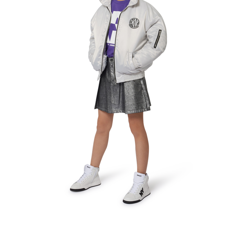 Lederen sneakers met veters DKNY 
                        UNISEX