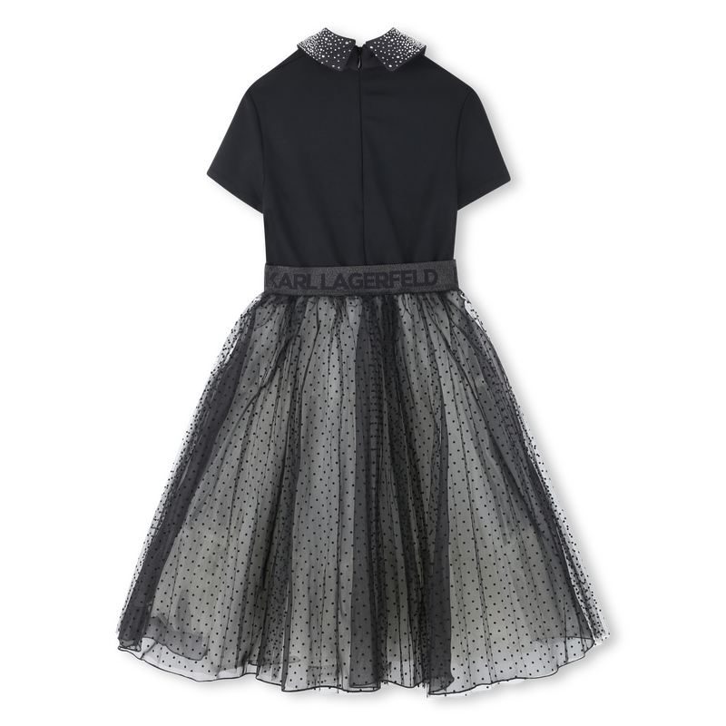 Feestelijke jurk KARL LAGERFELD KIDS 
                        GIRL