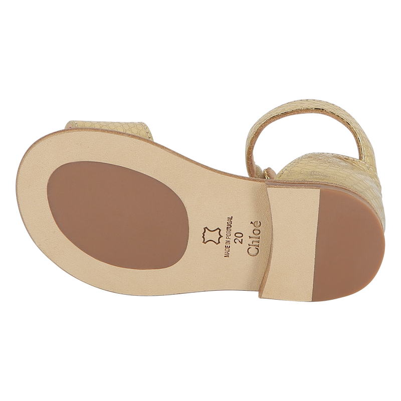 Sandalen met leren riempjes CHLOE 
                        GIRL