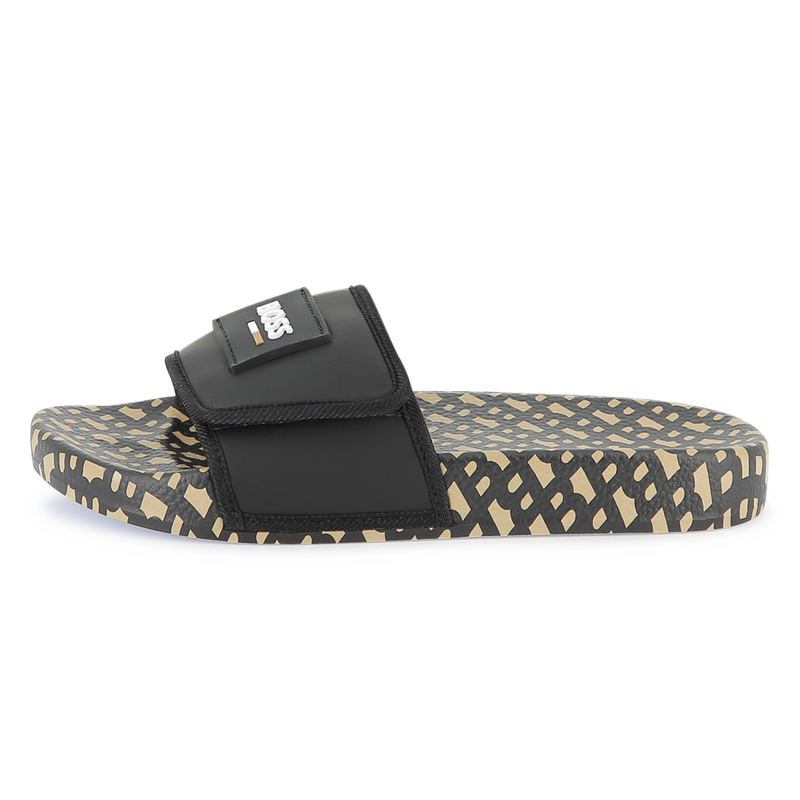 Slippers met klittenband BOSS 
                        BOY