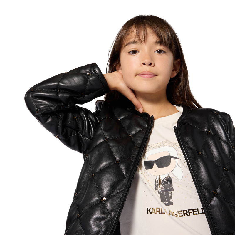 T-shirt met korte mouwen KARL LAGERFELD KIDS 
                        MEISJE