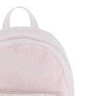 Kleine rugzak gemaakt van donzige fleece KARL LAGERFELD KIDS 
                    GIRL