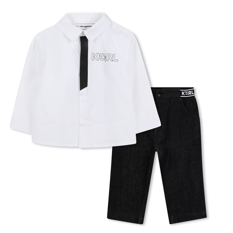 Shirt en broek set KARL LAGERFELD KIDS 
                        BOY