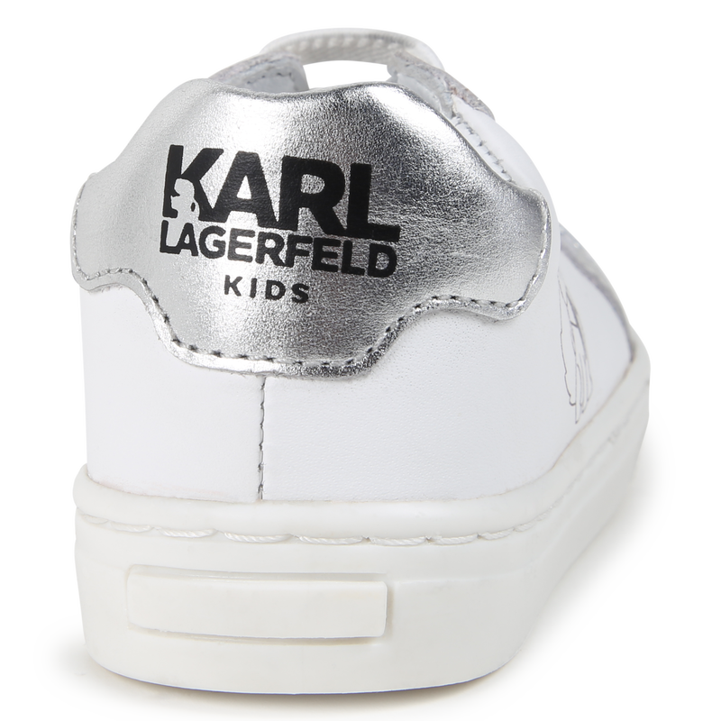 Lage lederen sneakers KARL LAGERFELD KIDS 
                        UNISEX