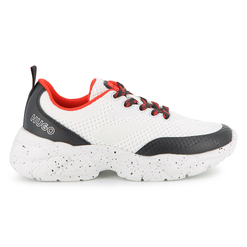 SNEAKERS MET VETERS HUGO 
                        BOY