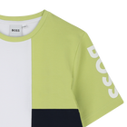 T-shirt van katoenen piqu&eacute; BOSS 
                    BOY