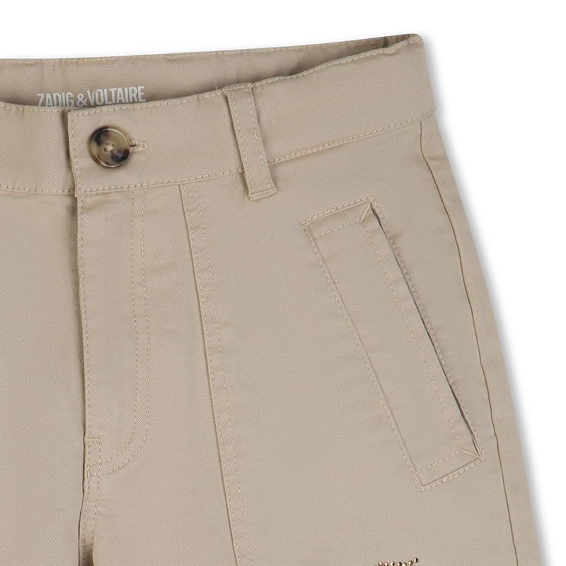 KORT DETAIL STRASS STEENTJES ZADIG & VOLTAIRE 
                        GIRL