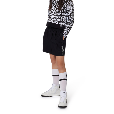Katoenen short met steentjes DKNY GIRL