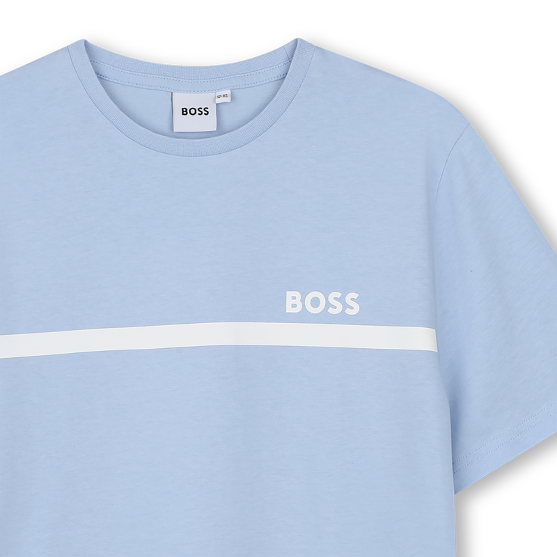 T-SHIRT MET KORTE MOUWEN BOSS 
                        BOY