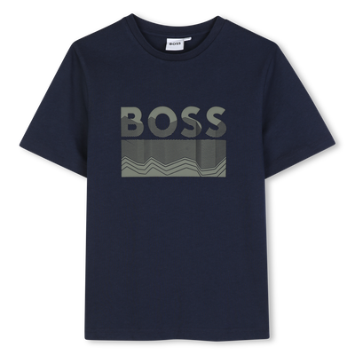 T-SHIRT MET KORTE MOUWEN BOSS BOY