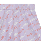 Uitlopende rok met logoprint KENZO KIDS 
                    GIRL