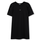 Feestjurk in 2 materialen DKNY 
                    GIRL