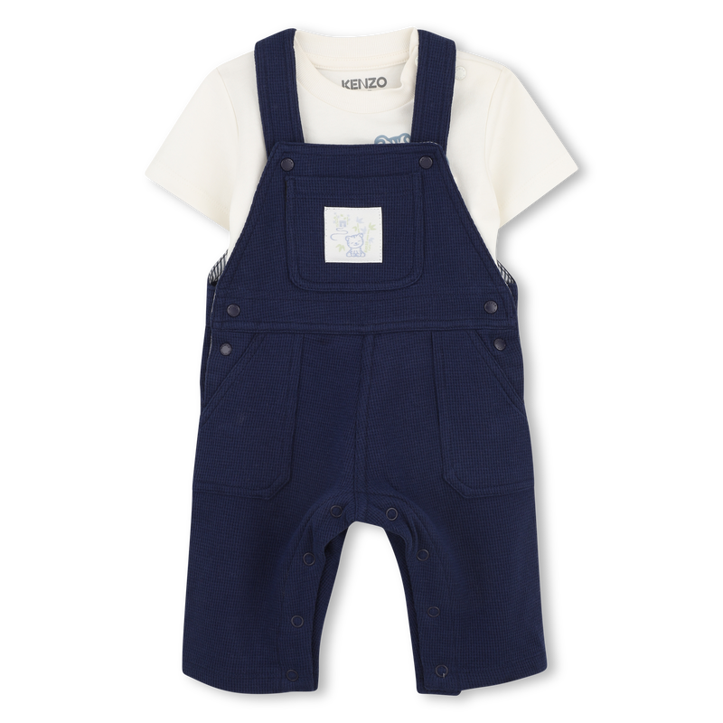 SET T-SHIRT EN OVERALLS KENZO KIDS 
                        BOY