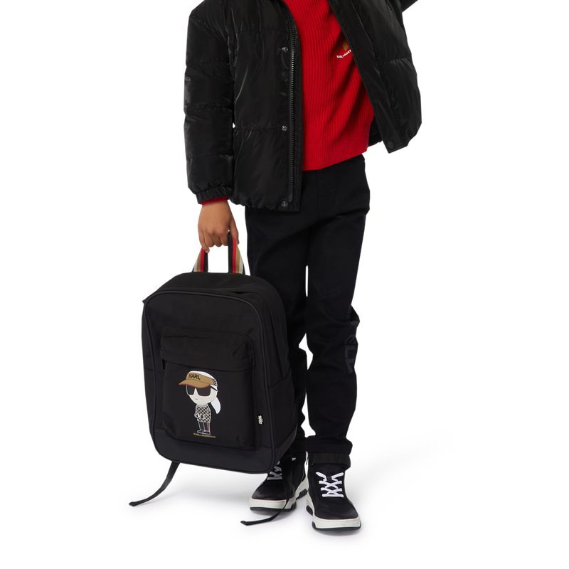 Hoge lederen sneakers KARL LAGERFELD KIDS 
                        BOY