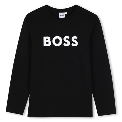 T-shirt met lange mouwen BOSS JONGEN
