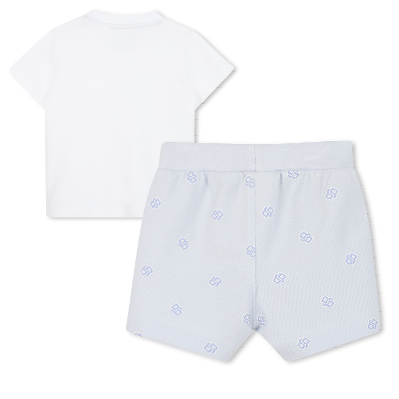Set van T-shirt en short BOSS 
                        BOY