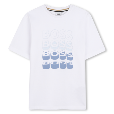 T-SHIRT MET KORTE MOUWEN BOSS BOY