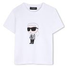 T-shirt met korte mouwen, WIT, hi-res