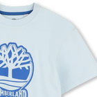 Tweekleurig T-shirt met logo TIMBERLAND 
                    BOY