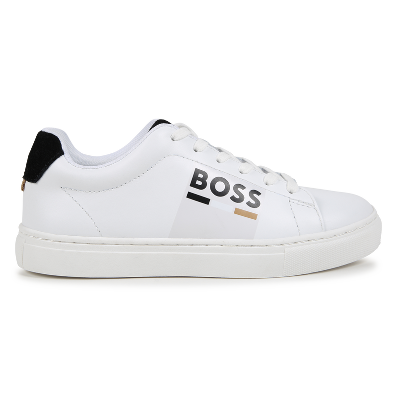 Leren sneakers met veters BOSS 
                        BOY