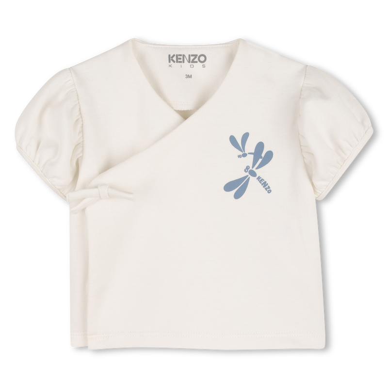 T-SHIRT, BUCKET HAT EN BRETELS SET KENZO KIDS 
                        GIRL