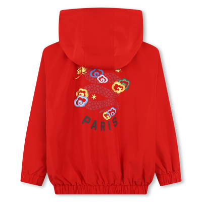 Windjack met illustratie KENZO KIDS UNISEX