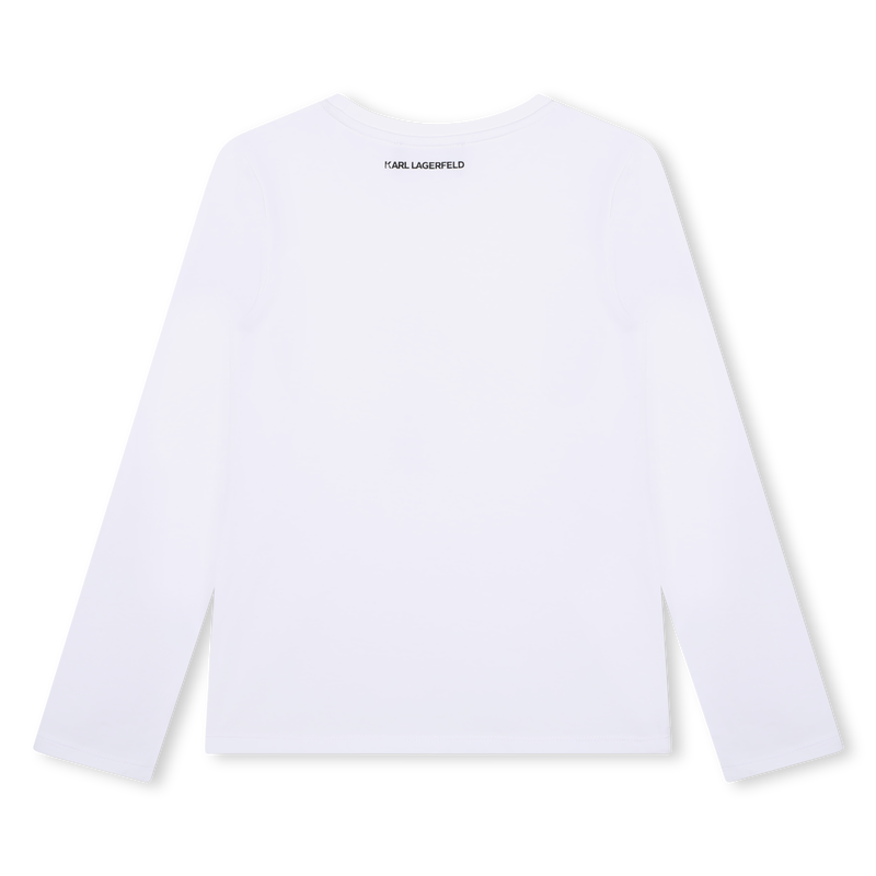 T-shirt met print KARL LAGERFELD KIDS 
                        GIRL